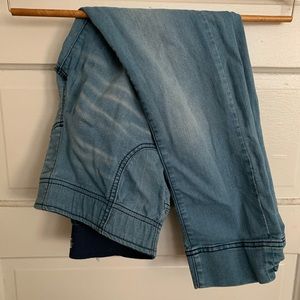 FP pull on crop jeans